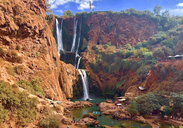 The Ouzoud waterfalls in Morocco