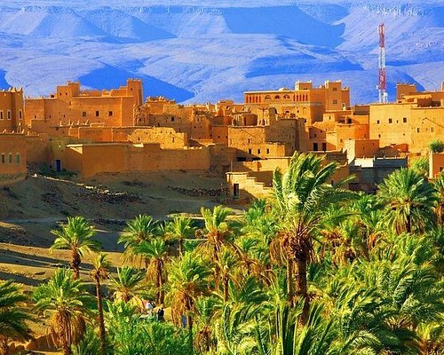 Desert camp at Erg Chagaga in southern Morocco